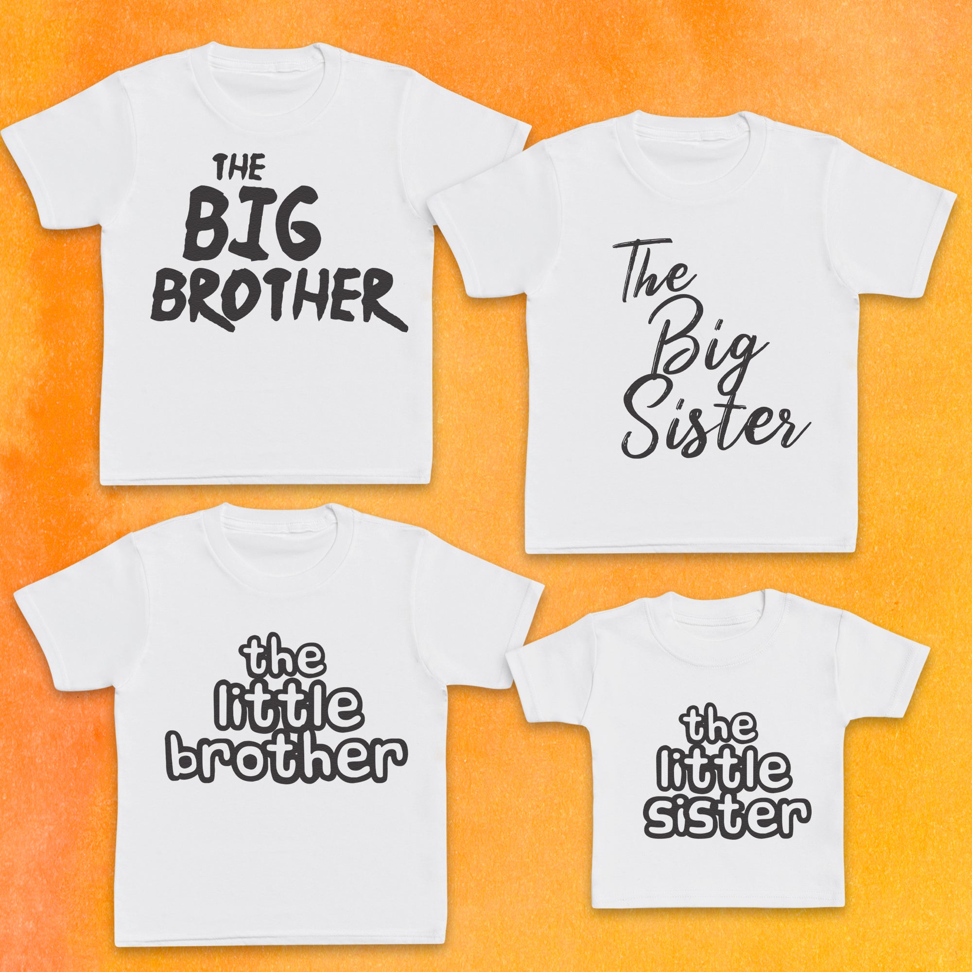 The Big & Little Brother Sister - Matching Sisters & Brother Set - 0M upto 14 years - (Sold Separately)
