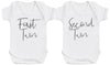 First Twin & Second Twin - Twin Set - Selection of Clothing Set - (0M to 14 yrs)
