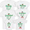 Family Elf Family Matching Christmas Tops - White T-Shirts - (Sold Separately)