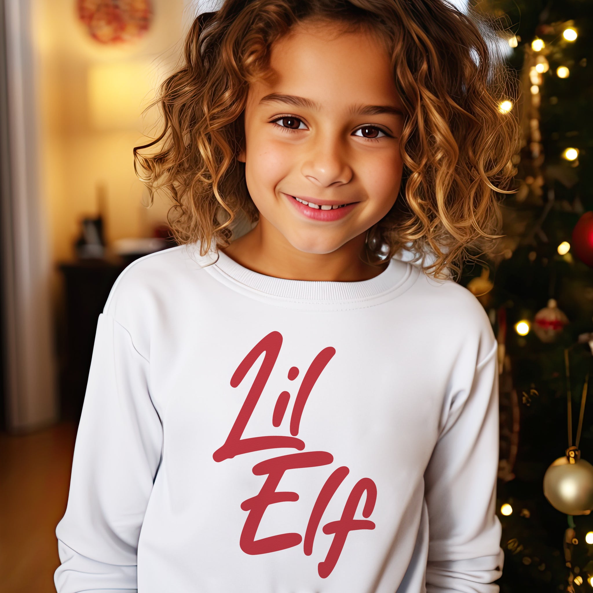 Lil Elf Christmas Sweater - Christmas Jumper Sweatshirt - All Sizes