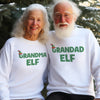 Grandma Elf & Grandad Elf - Christmas Jumper Sweatshirt - All Sizes - (Sold Separately)