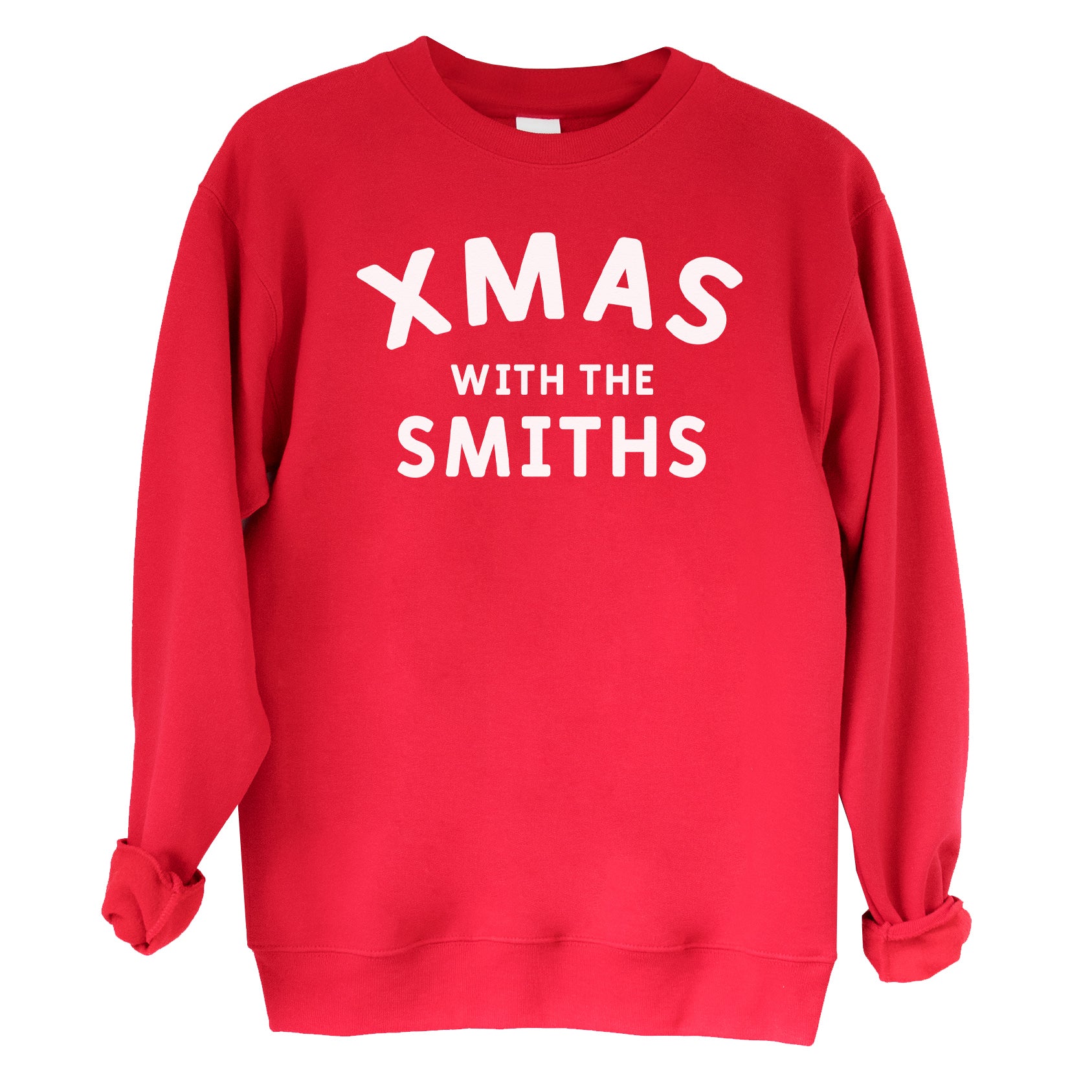 PERSONALISED Xmas With The Family Christmas Sweater - Christmas Jumper Sweatshirt - All Sizes