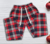 Personalised Reindeer ... - Family Matching Christmas Pyjamas - Top & Tartan PJ Bottoms
