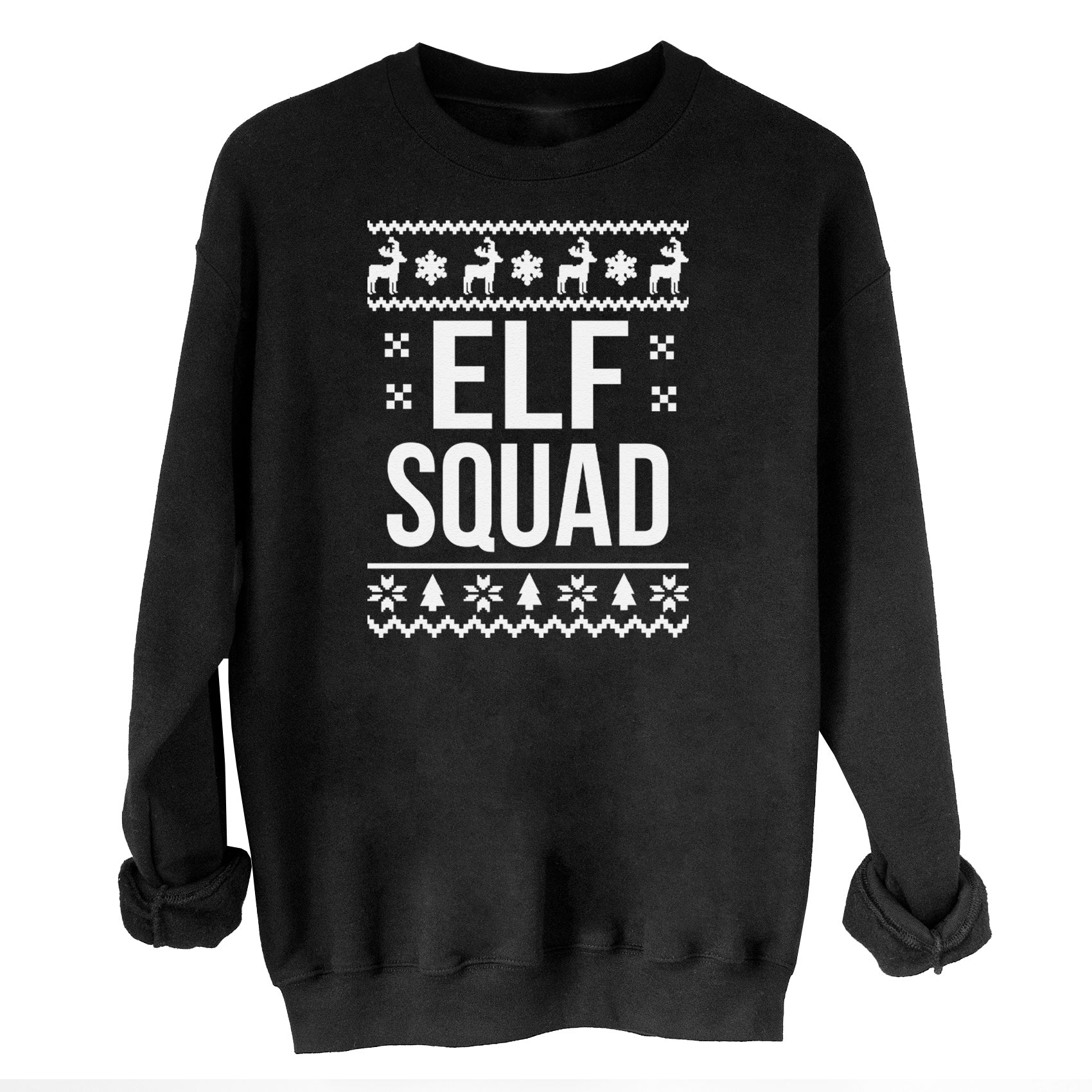 Elf Squad Christmas Sweater - Christmas Jumper Sweatshirt - All Sizes - (Sold Separately)