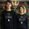 You Scumbag & You Maggot Christmas Sweater - Christmas Jumper Sweatshirt - All Sizes - (Sold Separately)