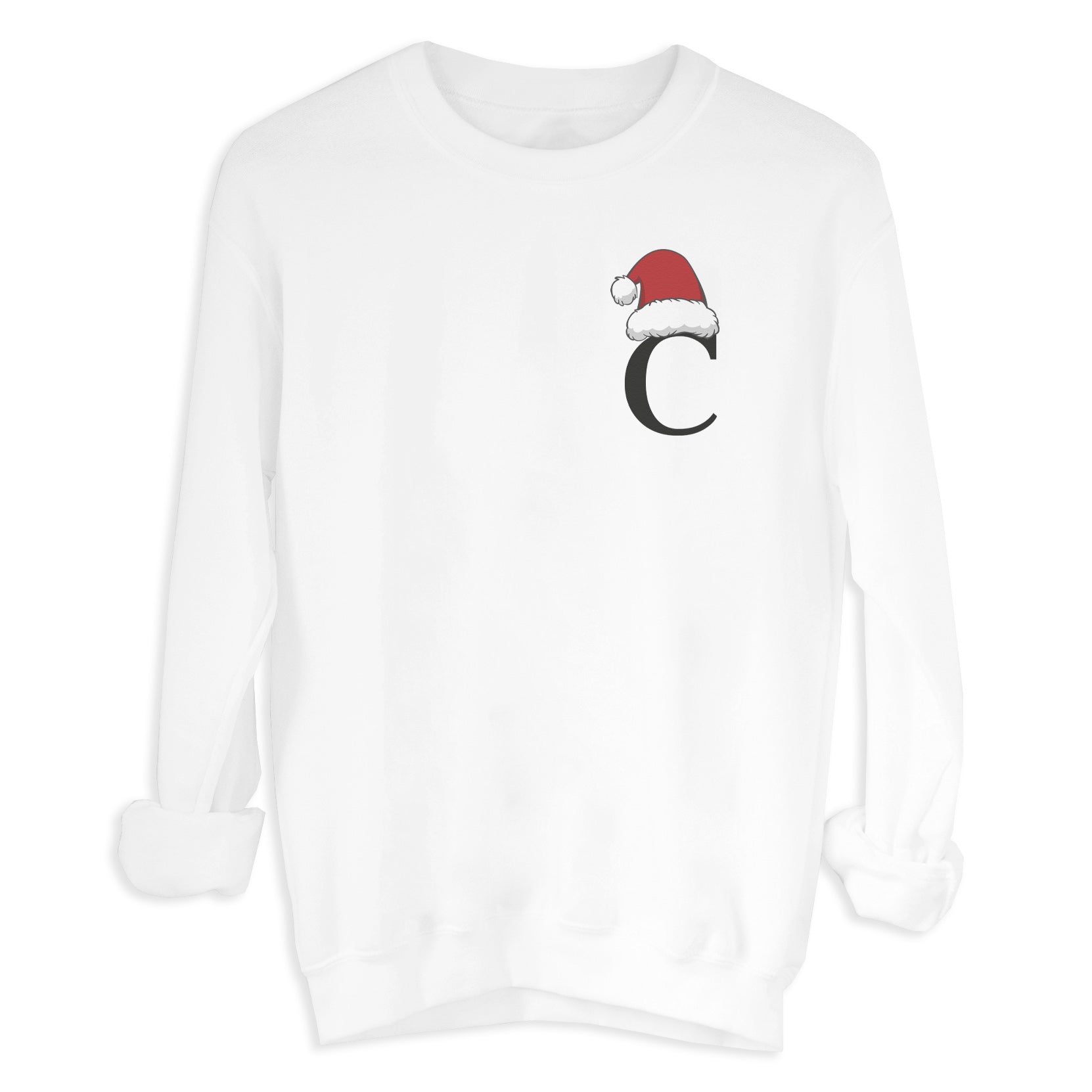 PERSONALISED Initial Christmas Sweater - Christmas Jumper Sweatshirt - All Sizes