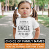 Pick A Family Name - I Have A Crazy Mummy, Auntie, Grandad and more - Kids T-Shirt