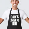 Dad's Man Bib - Men's Apron - Dads Apron