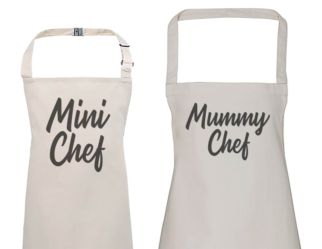 Mummy Chef & Mini Chef - Womens & Kids Aprons - (Sold Separately)