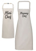 Mummy Chef & Mini Chef - Womens & Kids Aprons - (Sold Separately)