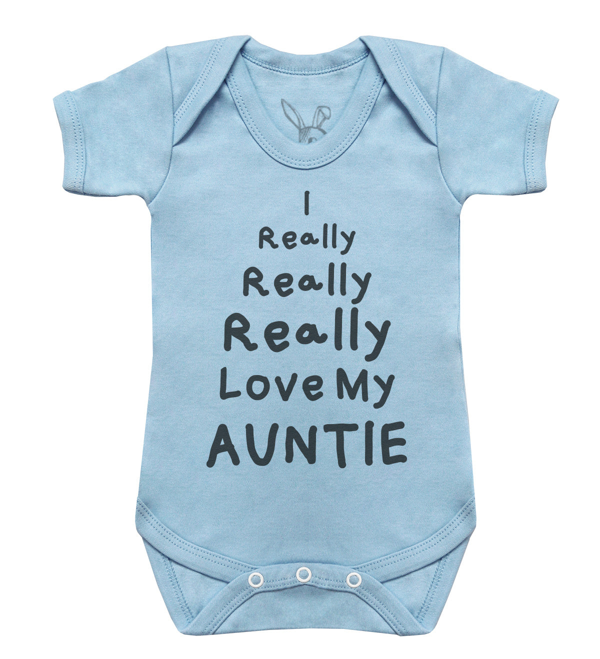 Pick A Family Name - I Really Really Really Love My Mummy, Auntie, Grandad and more - Baby Bodysuit
