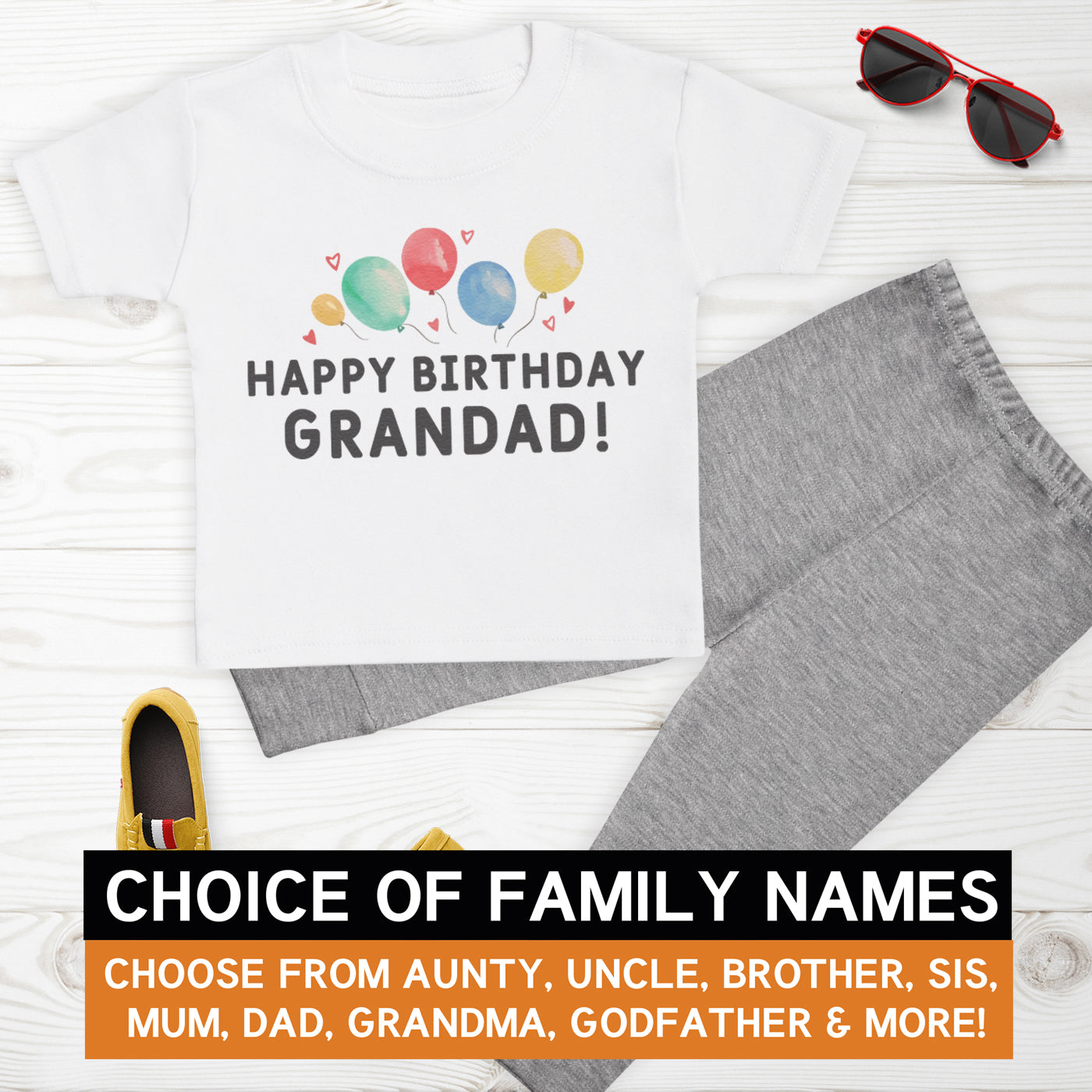 Personalised Happy Birthday - Baby Outfit Set