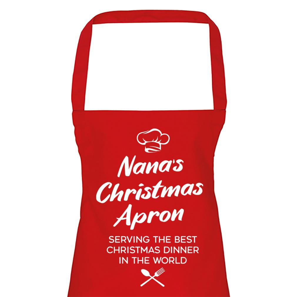 Nana's Christmas Apron- Womens Apron