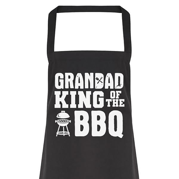 Grandad King Of The BBQ - Men's Apron - Grandad Apron