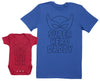 Baby Sidekick & Superhero Daddy Matching Father Baby Gift Set - Mens T Shirt & Baby Bodysuit - (Sold Separately)