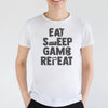 Eat Sleep Game Repeat - Kids T-Shirt