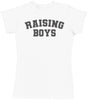 Raising Boys - Womens T-shirt - Mum T-Shirt