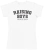 Personalised Raising Boys Since - Womens T-shirt - Mum T-Shirt