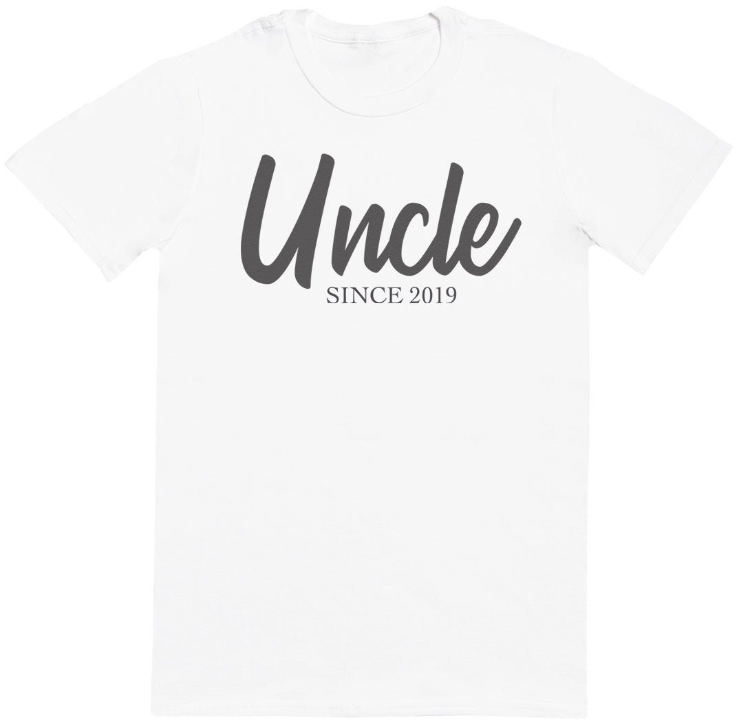 Personalised Uncle Since - Mens T-Shirt - Uncle T-Shirt