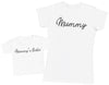 Mummy & Mummys Bestie - Baby T-Shirt & Bodysuit / Mum T-Shirt Matching Set - (Sold Separately)