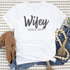 Personalised Wifey Since - Womens T-shirt - Wife T-Shirt