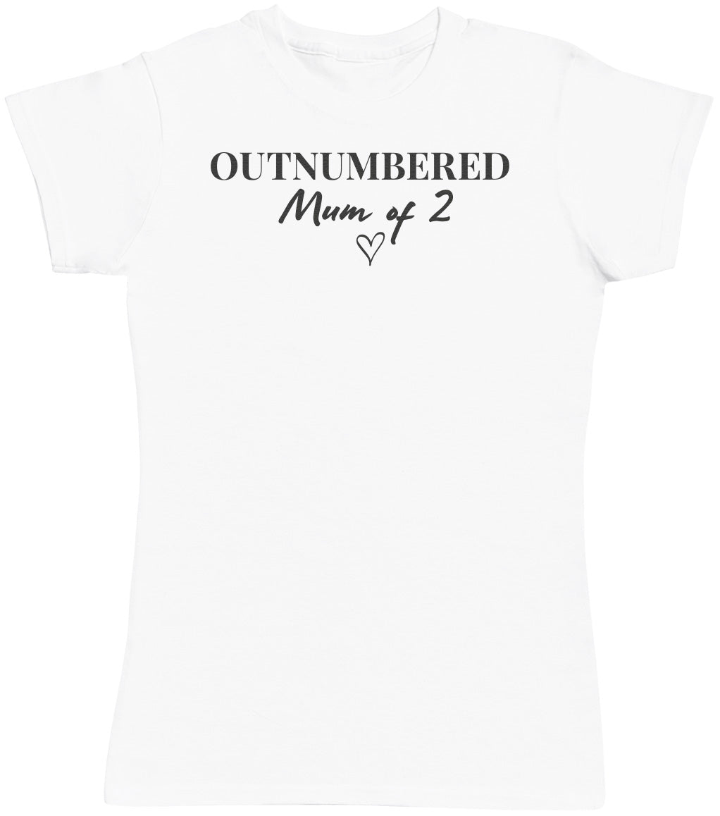 Outnumbered - Womens T-shirt - Mum T-Shirt