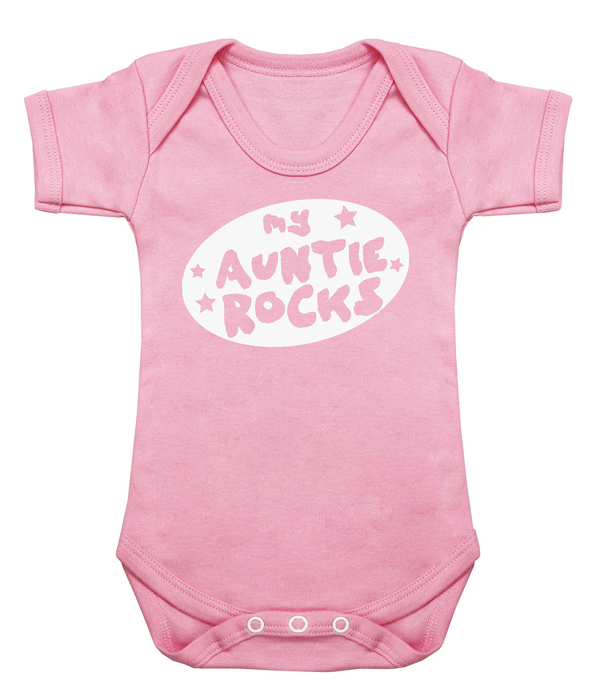 Pick A Family Name - My Mummy, Auntie, Grandad and more Rocks - Baby Bodysuit