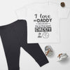 Pick A Family Name - I Love My & Best In The World Mummy, Auntie, Grandad and more - Baby Outfit Set