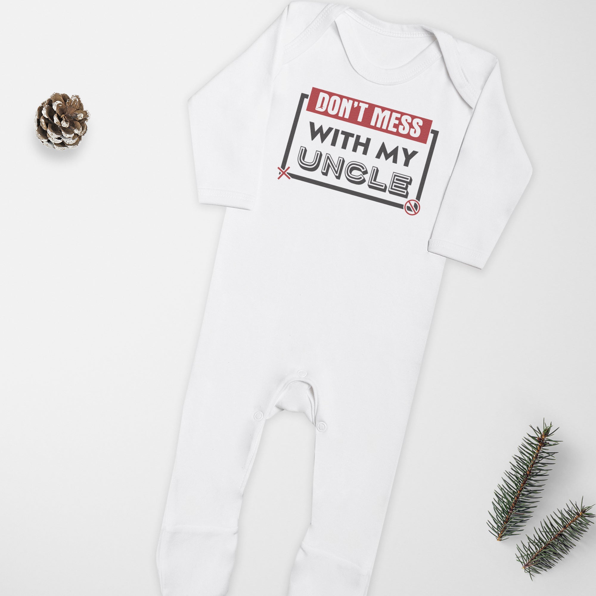 Pick A Family Name - Don't Mess With My Mummy, Auntie, Grandad and more - Baby Romper