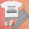 Pick A Family Name - If Mum Dad Mummy, Auntie, Grandad and more - Baby Outfit Set