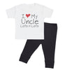Pick A Family Name - I Love Mummy, Auntie, Grandad and more Lots - Baby Outfit Set