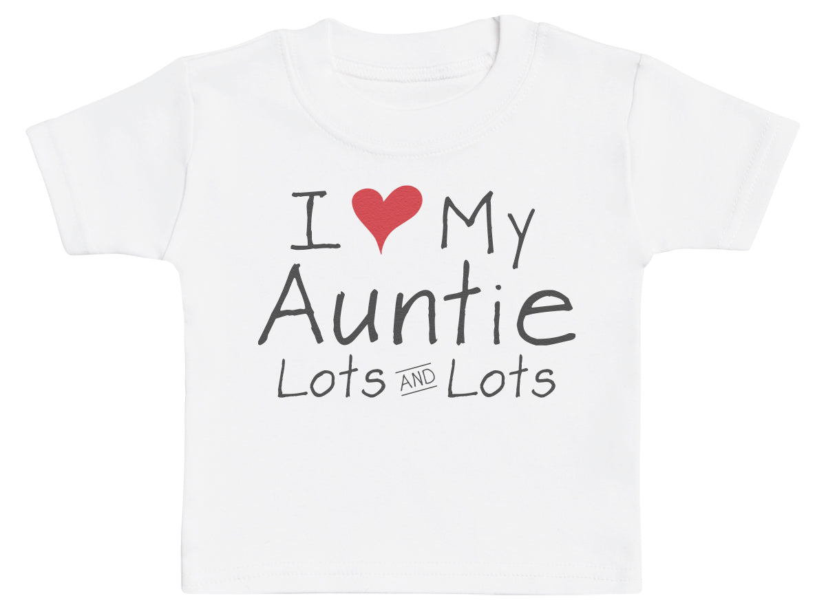 Pick A Family Name - I Love Mummy, Auntie, Grandad and more Lots - Baby & Kids T-Shirt