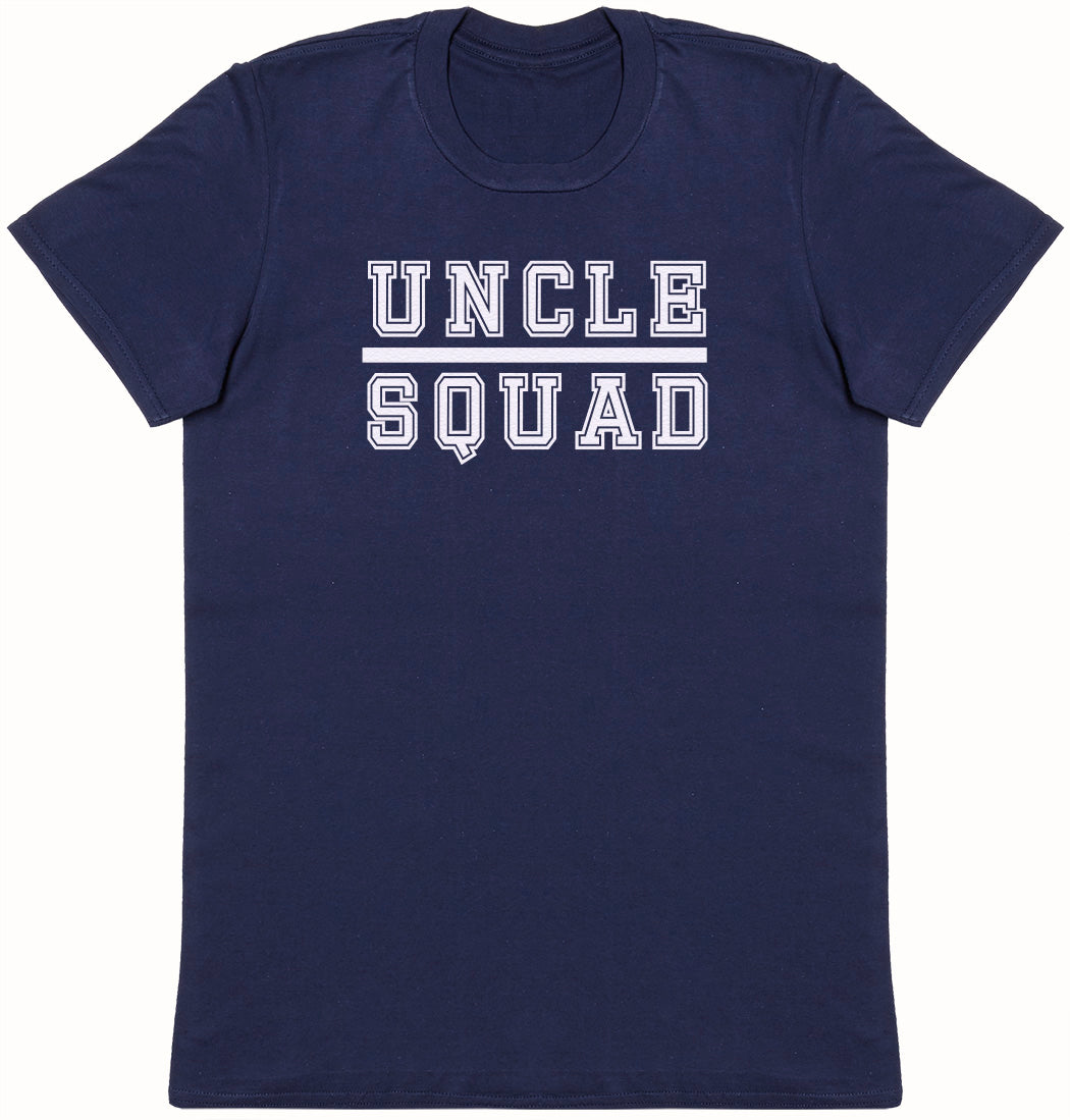 Uncle Squad - White - Mens T-Shirt - Uncle T-Shirt