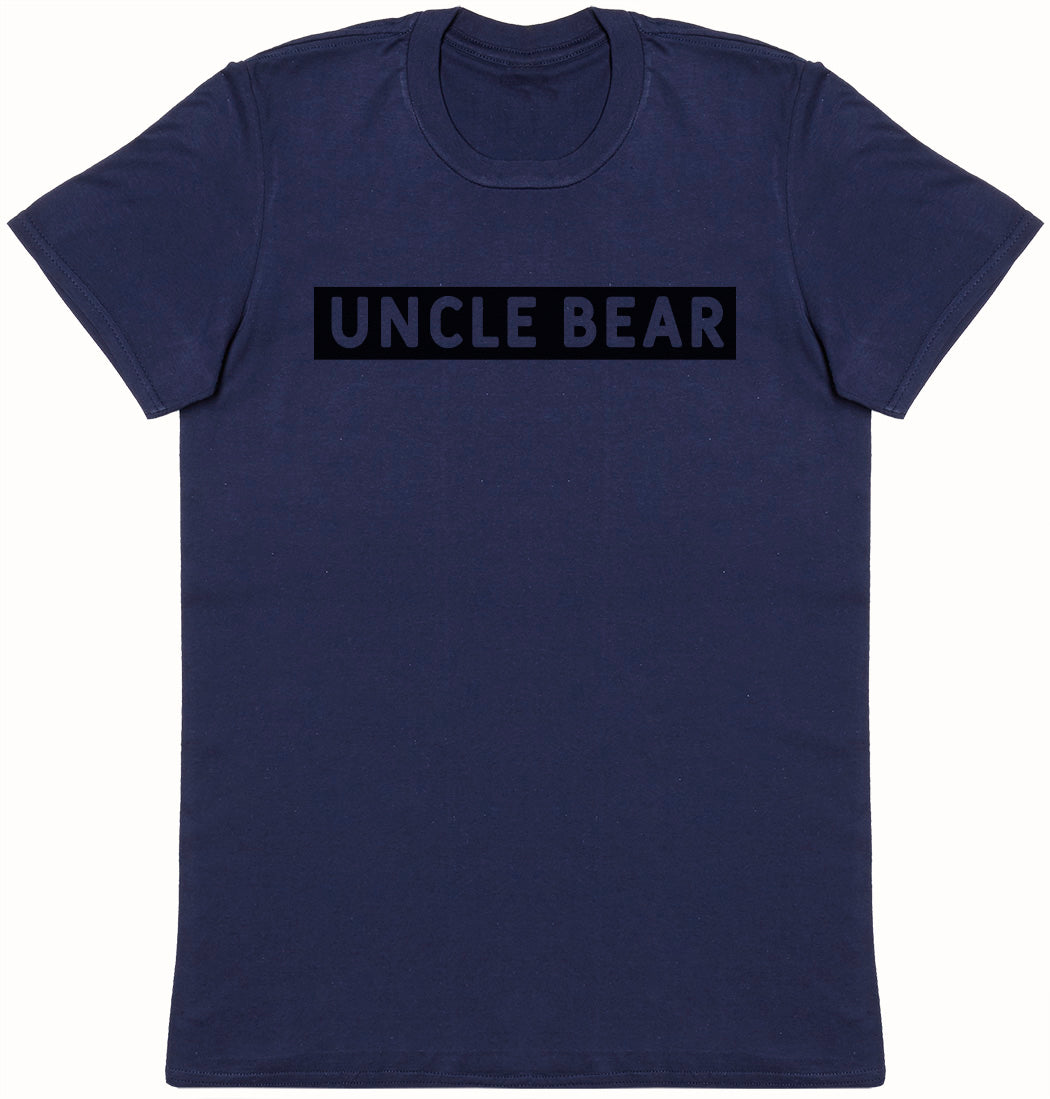 Uncle Bear - Box Logo - Mens T-Shirt - Uncle T-Shirt