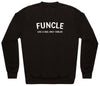 Funcle - White - Mens Sweater - Uncle Sweater