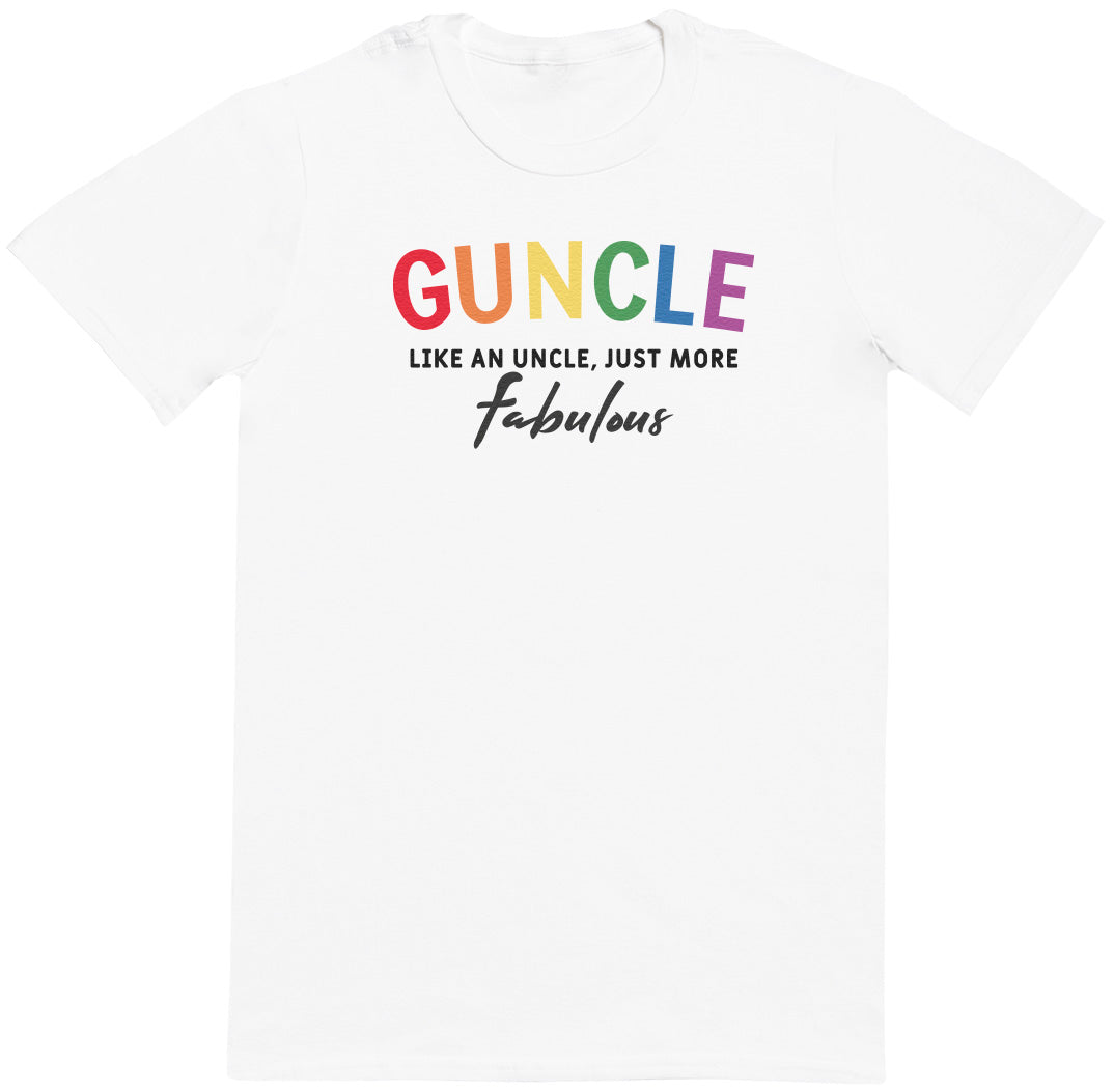 Guncle, Like an Uncle Just more Fabulous - Mens T-Shirt - Uncle T-Shirt