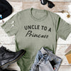 Uncle To A Princess - Black - Mens T-Shirt - Uncle T-Shirt
