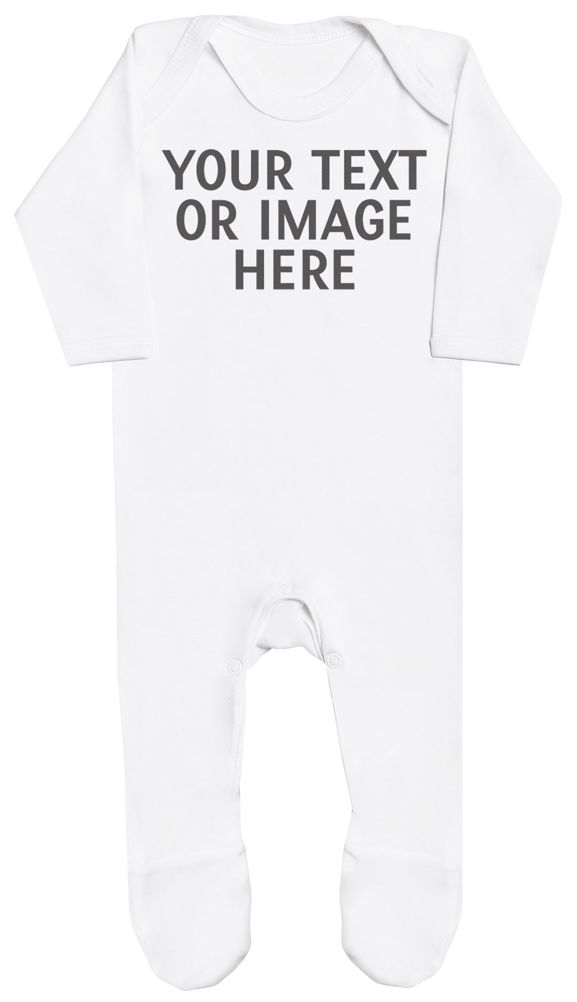 PERSONALISED Your Own Text or Photo - Baby Romper