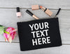 PERSONALISED Your Own Text or Name - Canvas Accessory Make Up