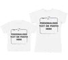 Personalised Mother's T-Shirt & Kids T-Shirt Gift Set