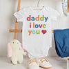 Pick A Family Name - I Love You, Mummy, Auntie, Grandad and more - Baby Bodysuit