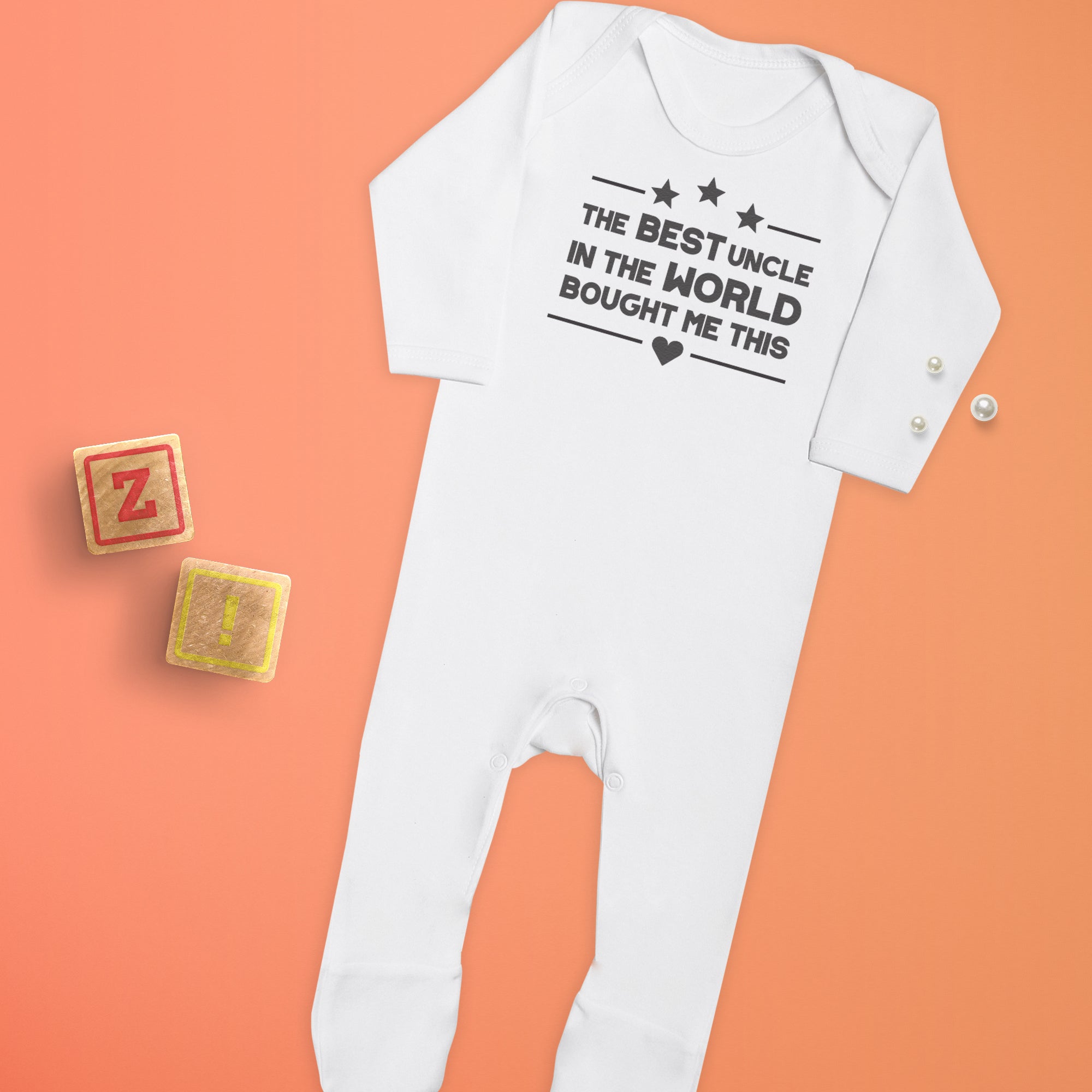 Pick A Family Name - The Best Mummy, Auntie, Grandad and more In The World Brought This - Baby Romper