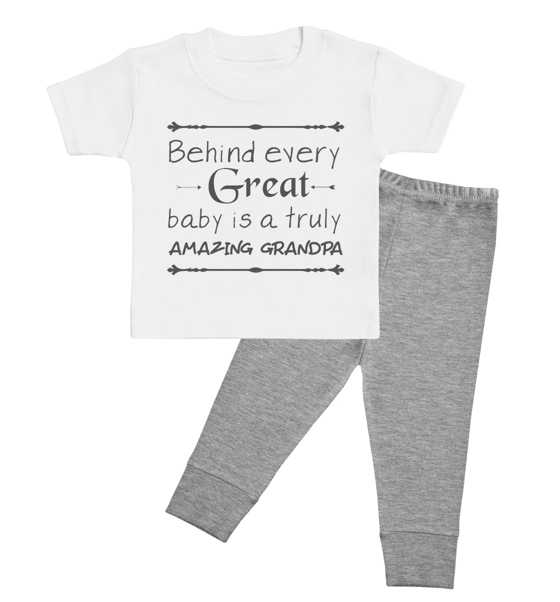 Pick A Family Name - Behind Every Great Baby Is Amazing Mummy, Auntie, Grandad and more - Baby Outfit Set