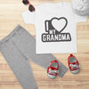 Pick A Family Name - I Heart My Mummy, Auntie, Grandad and more - Baby Outfit Set