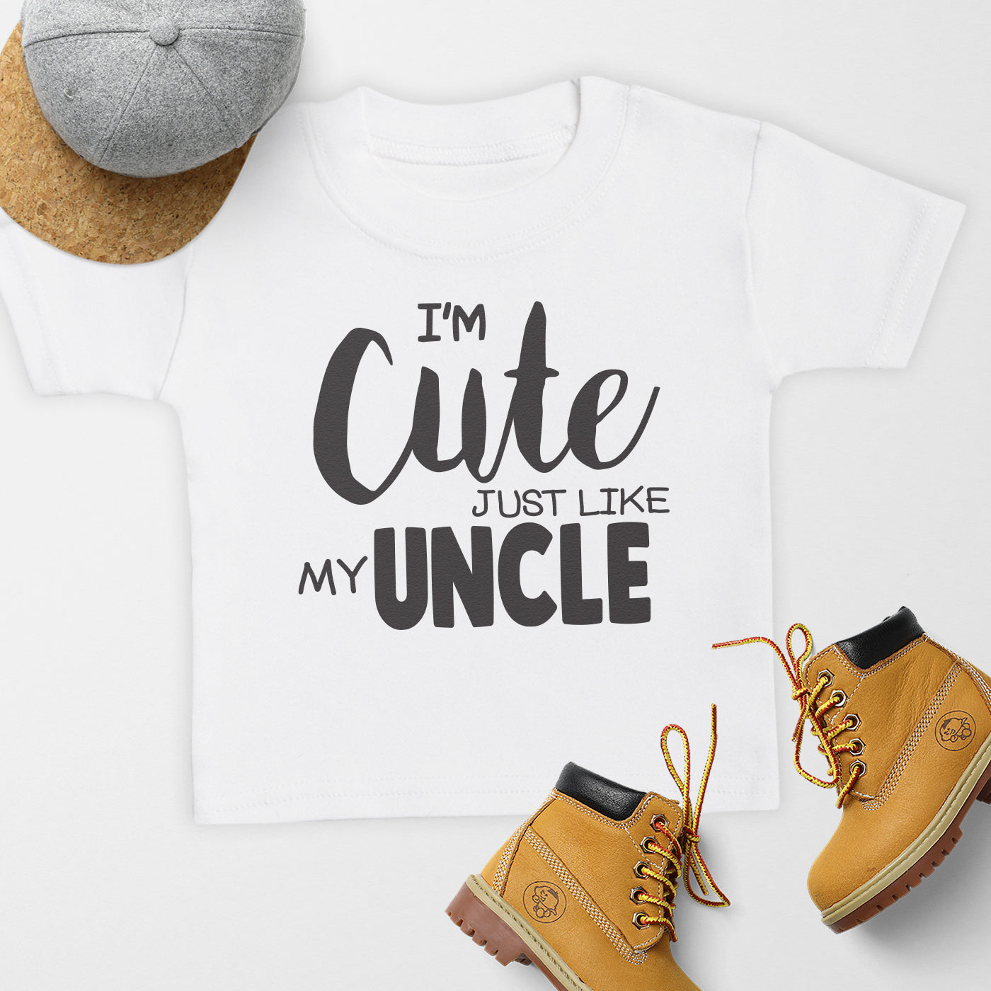 Pick A Family Name - I'm Cute Just Like My Mummy, Auntie, Grandad and more - Baby & Kids T-Shirt