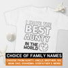 Pick A Family Name - I Have The Best In The World Mummy, Auntie, Grandad and more - Baby & Kids T-Shirt
