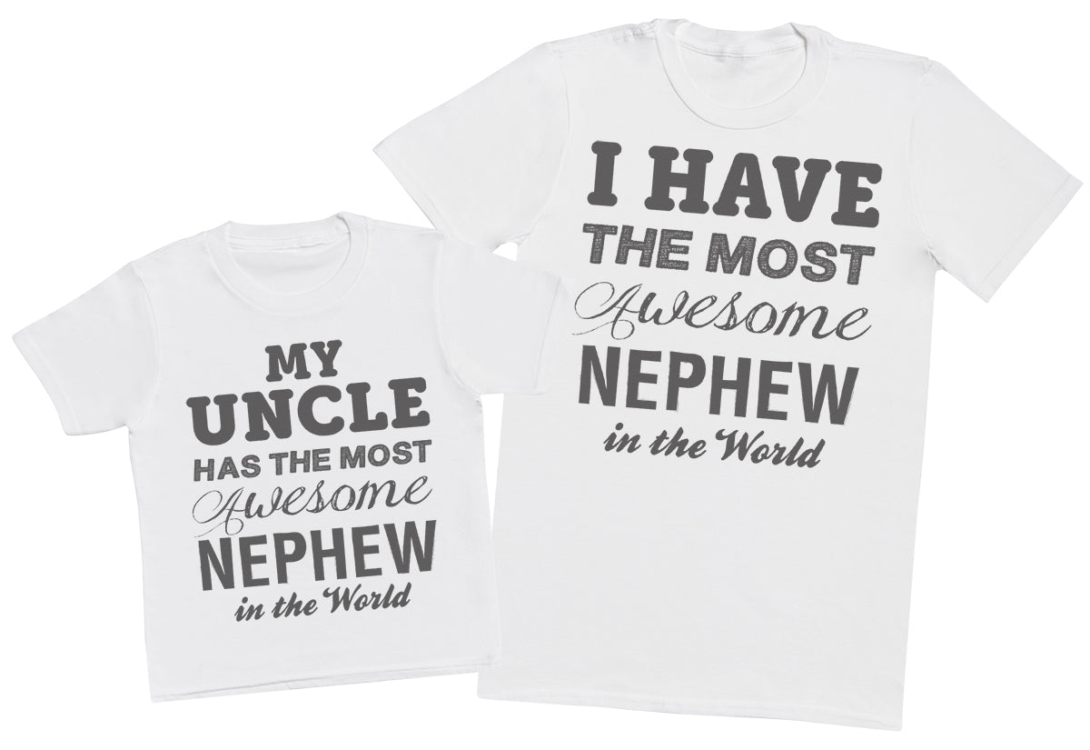 Awesome Nephew - Uncle T - Shirt & Kids T - Shirt
