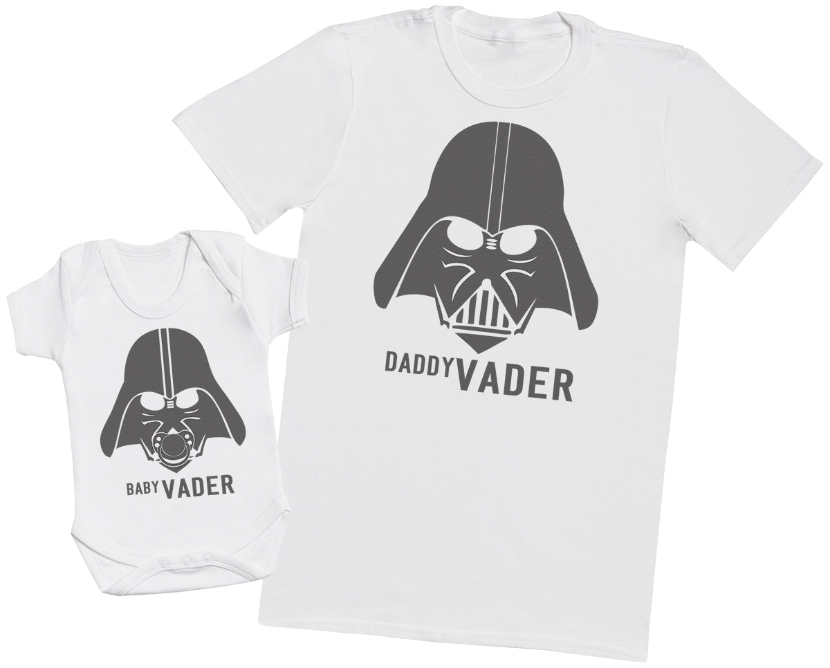 Baby Vader & Daddy Vader - Mens T Shirt & Baby Bodysuit - (Sold Separately)